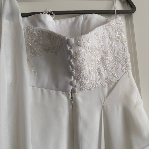 White Embellished Dress - Picture 5 of 5